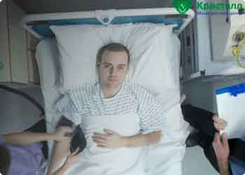 Пациент с алкоголизмом лежит в стационаре